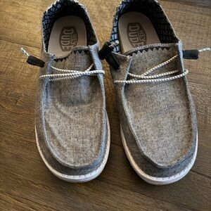 Hey Dude Charcoal Slip-On Loafers